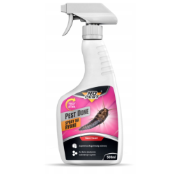 MITTEL PRÄPARAT SPRAY FLÜSSIGKEIT GEGEN SILBERFISCHCHEN PAPIERFISCHCHEN 500ML NO PEST
